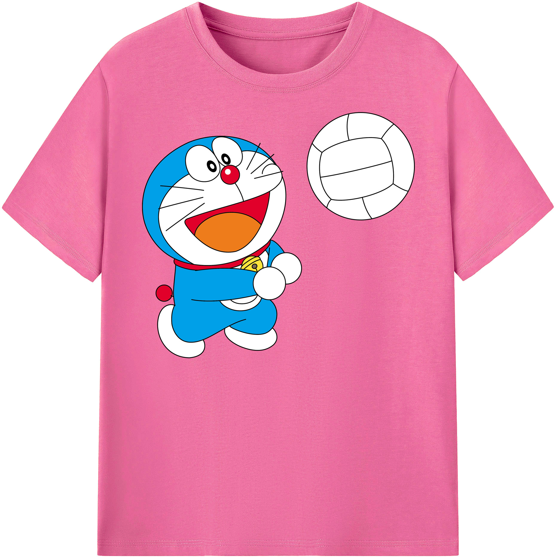 （画像用） ドラえもん Doraemon レディースカジュアルプリントTシャツ（綿100％）